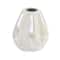 CosmoLiving by Cosmopolitan Cream Stoneware Glam Vase Set